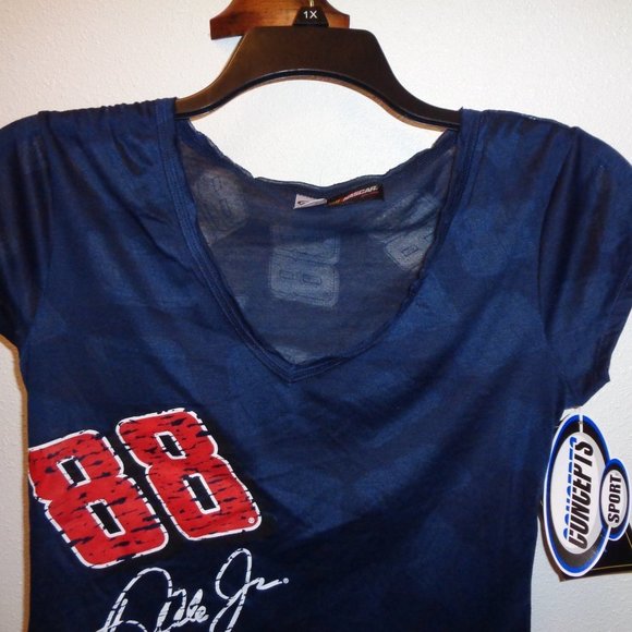 WOMEN'S Dale Earnhardt Jr Nascar Top NWT Large - Picture 2 of 11